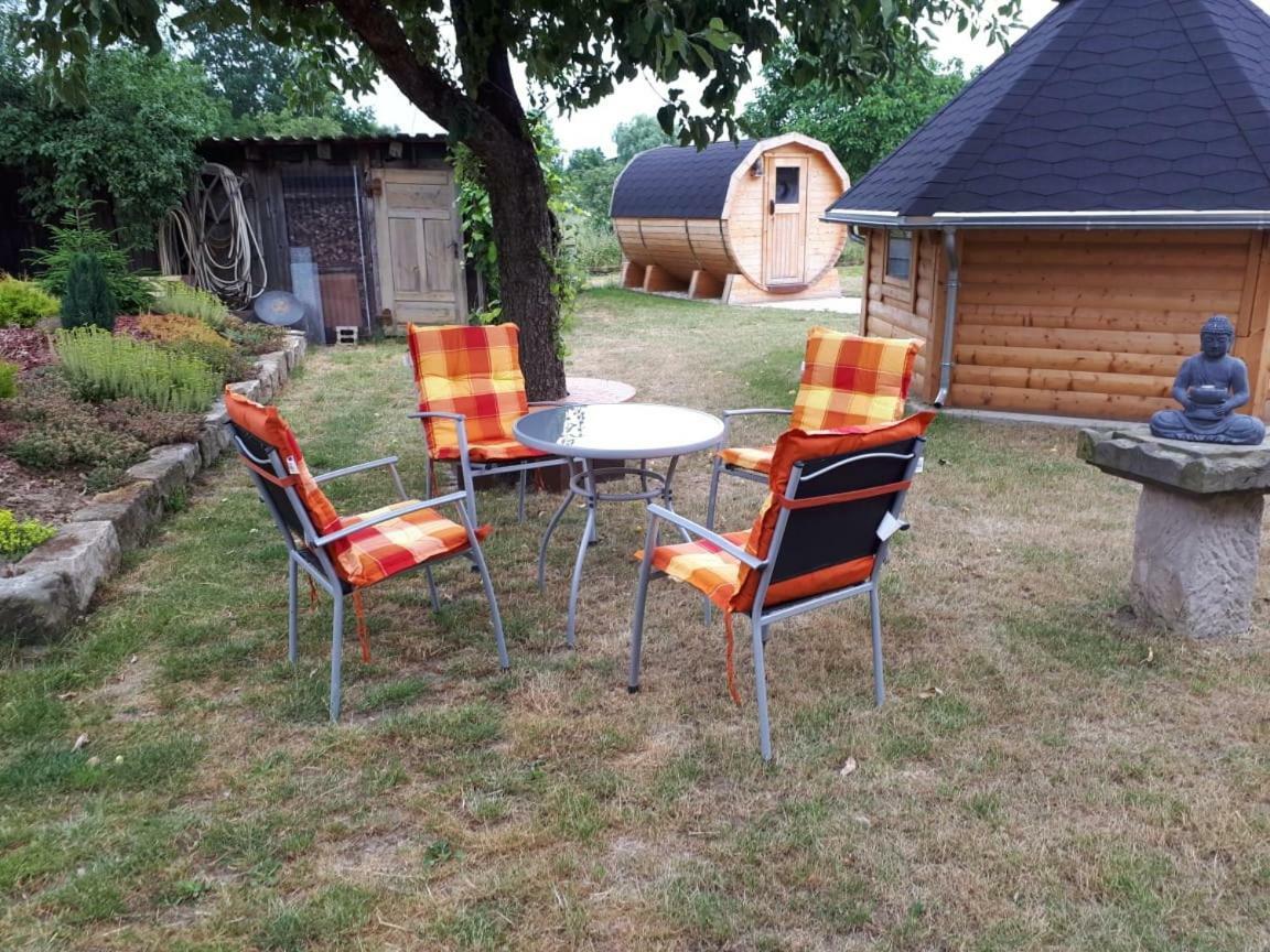 Ferienwohnung Gaensebluemchen Wartenburg エクステリア 写真